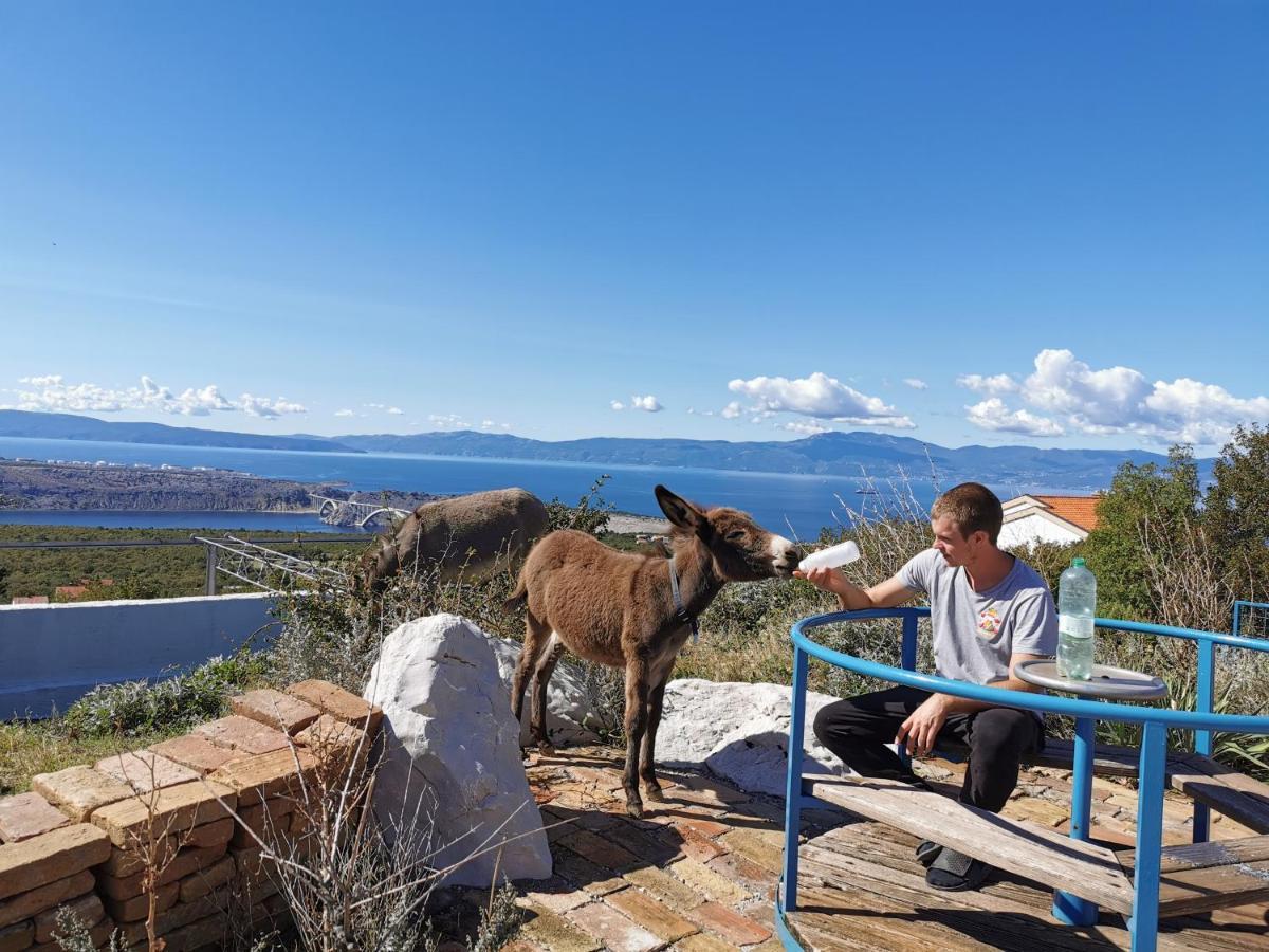 Villa Suzi Donkey Farm With Seaview Smrika Exterior photo